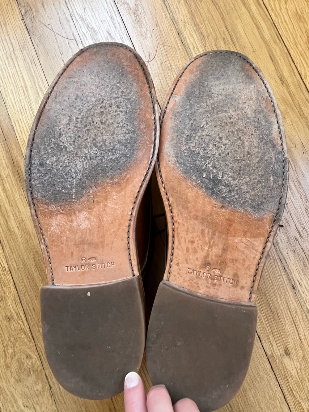 Taylor Stitch Chestnut Brown Leather Derby Shoes - Picture 8 of 8